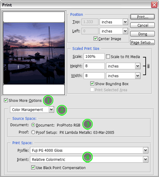 Photoshop 6-CS Print with Preview Options