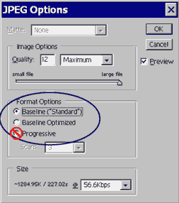 JPEG Options