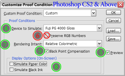 Photoshop CS2 Proof Setup